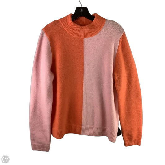Sweater By Thml In Orange & Pink, Size: M