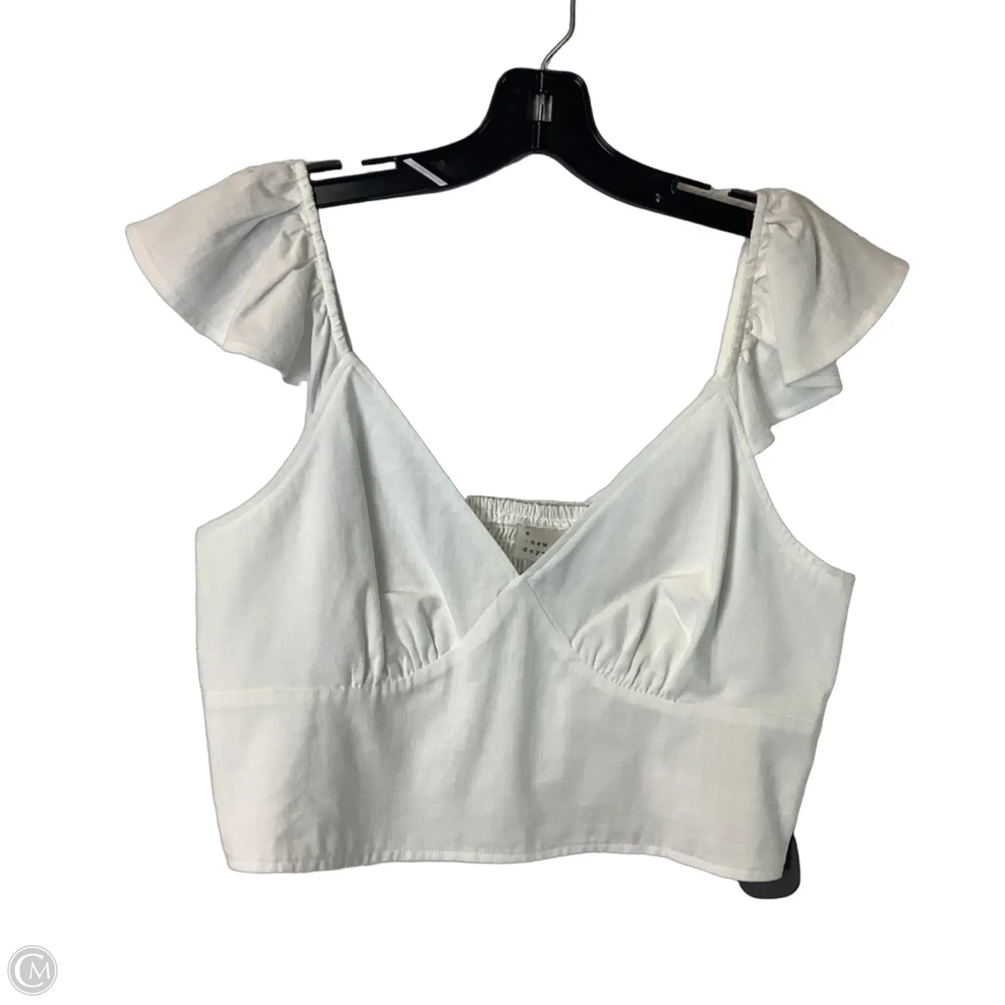 Top Sleeveless By A New Day In White, Size: M