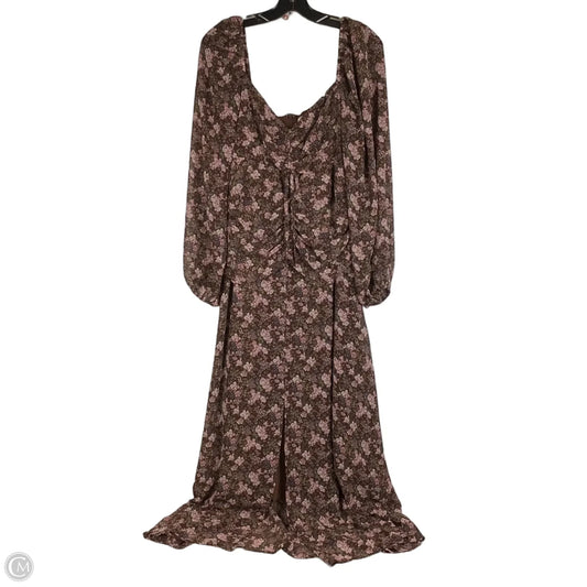 Dress Casual Maxi By Astr In Floral Print, Size: L