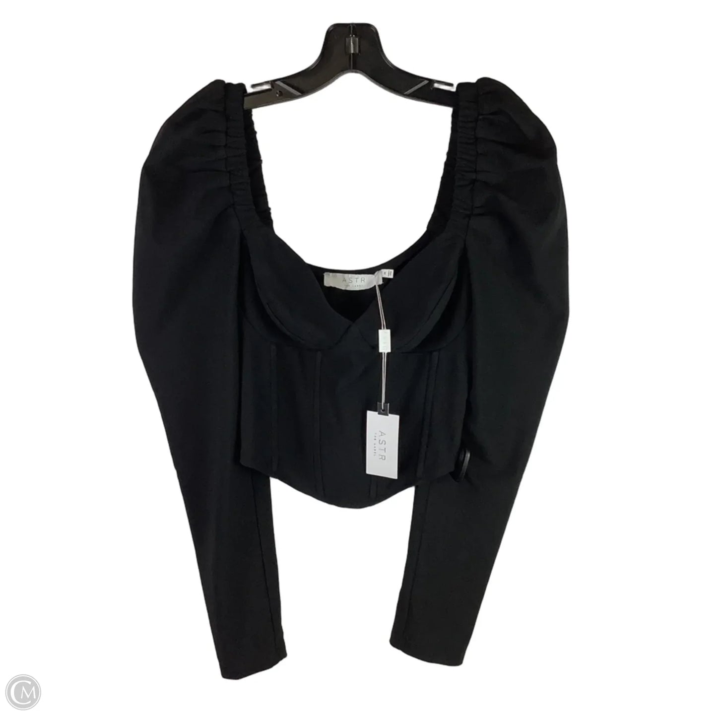 Top Long Sleeve By Astr The Label In Black, Size: M