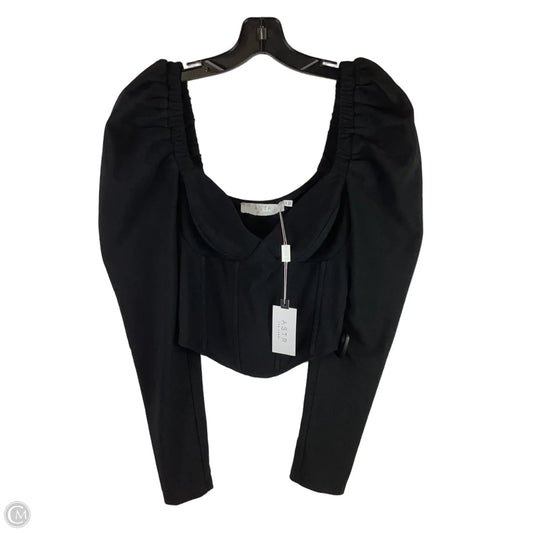 Top Long Sleeve By Astr The Label In Black, Size: M