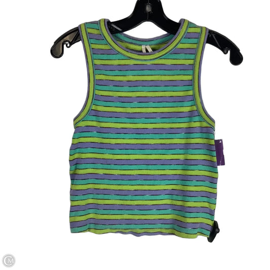 Top Sleeveless By Anthropologie In Striped Pattern, Size: S