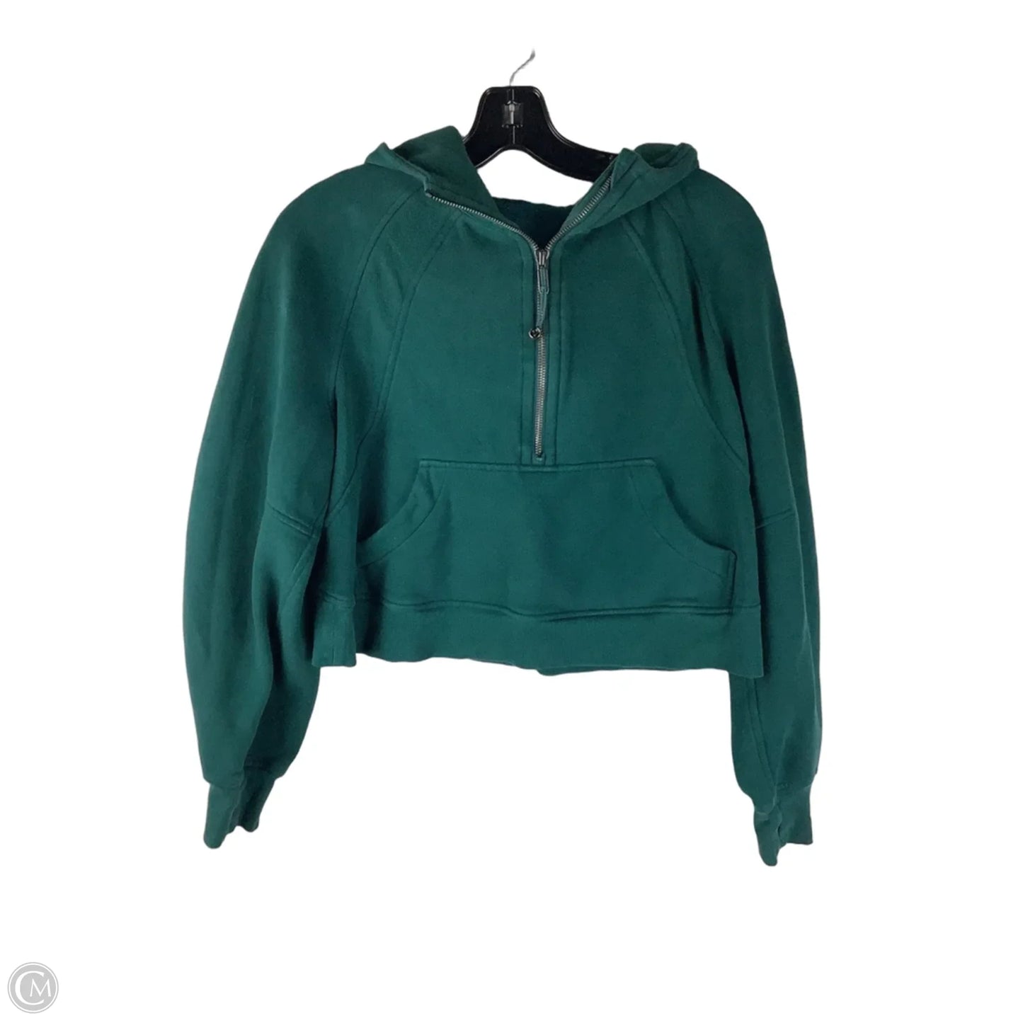 Athletic Jacket By Lululemon In Green, Size: Xs