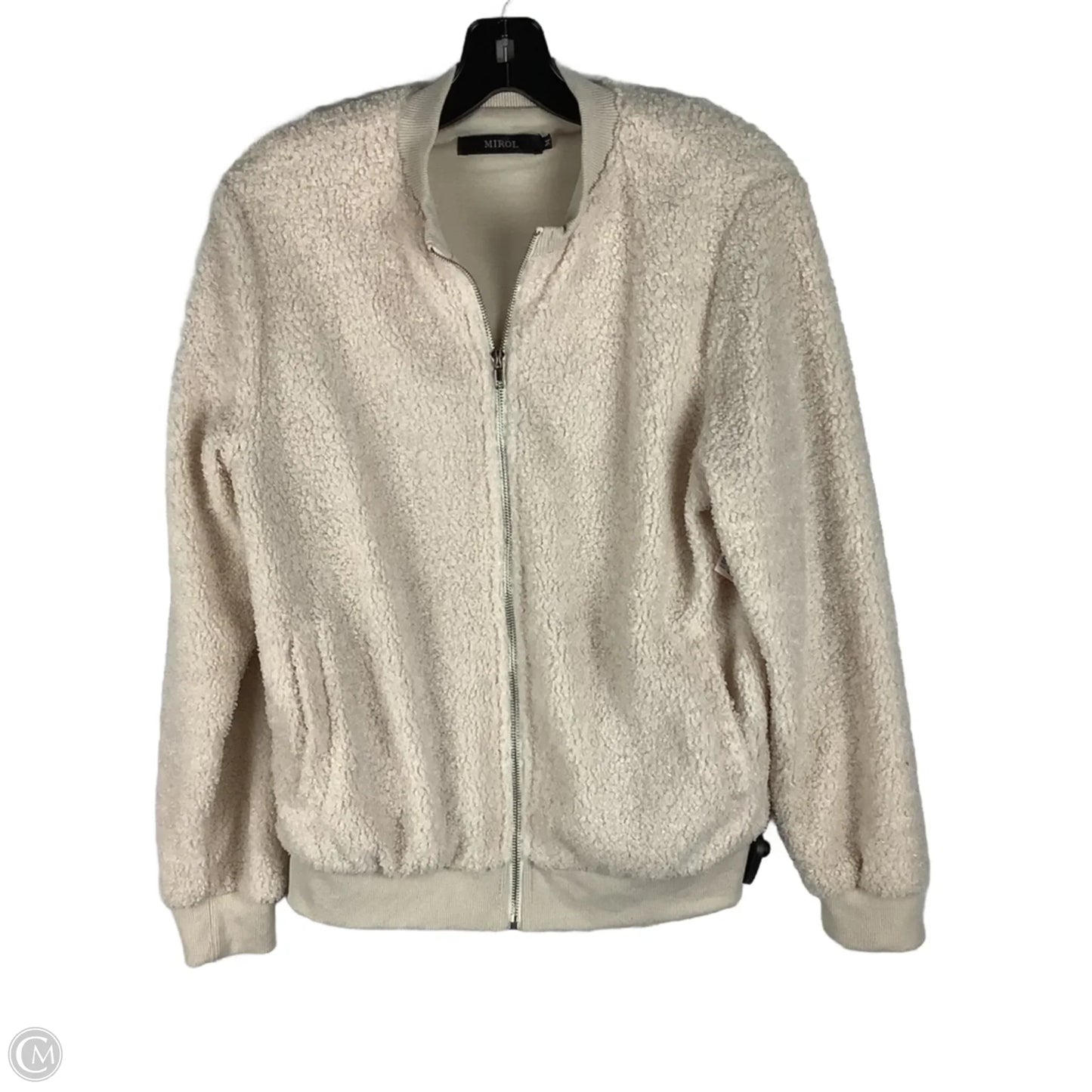 Jacket Other By Clothes Mentor In Cream, Size: M