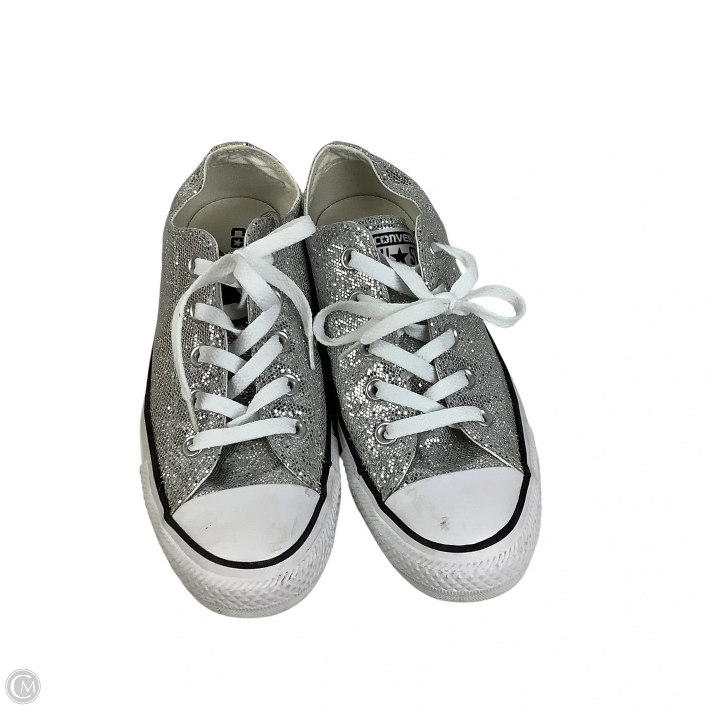 Shoes Sneakers By Converse In Silver, Size: 6