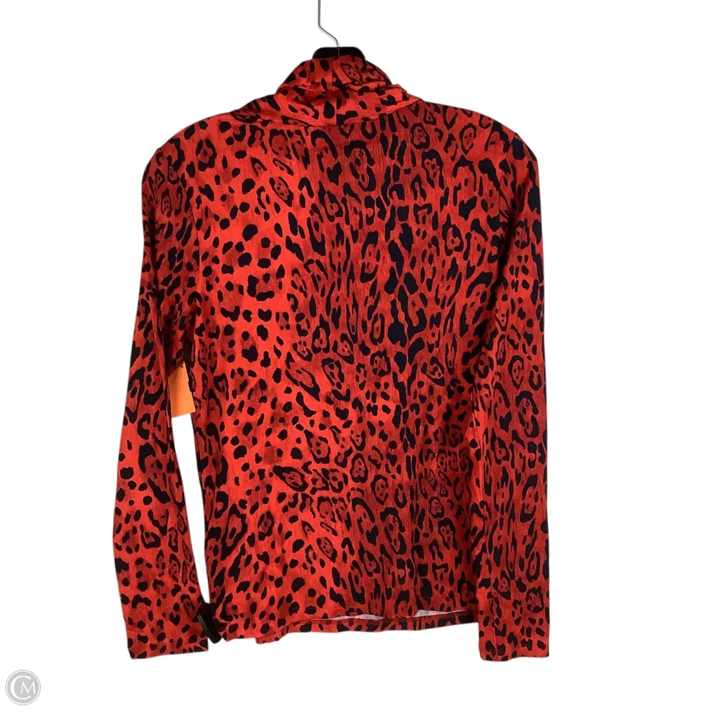 Top Long Sleeve By L Agence In Red, Size: M