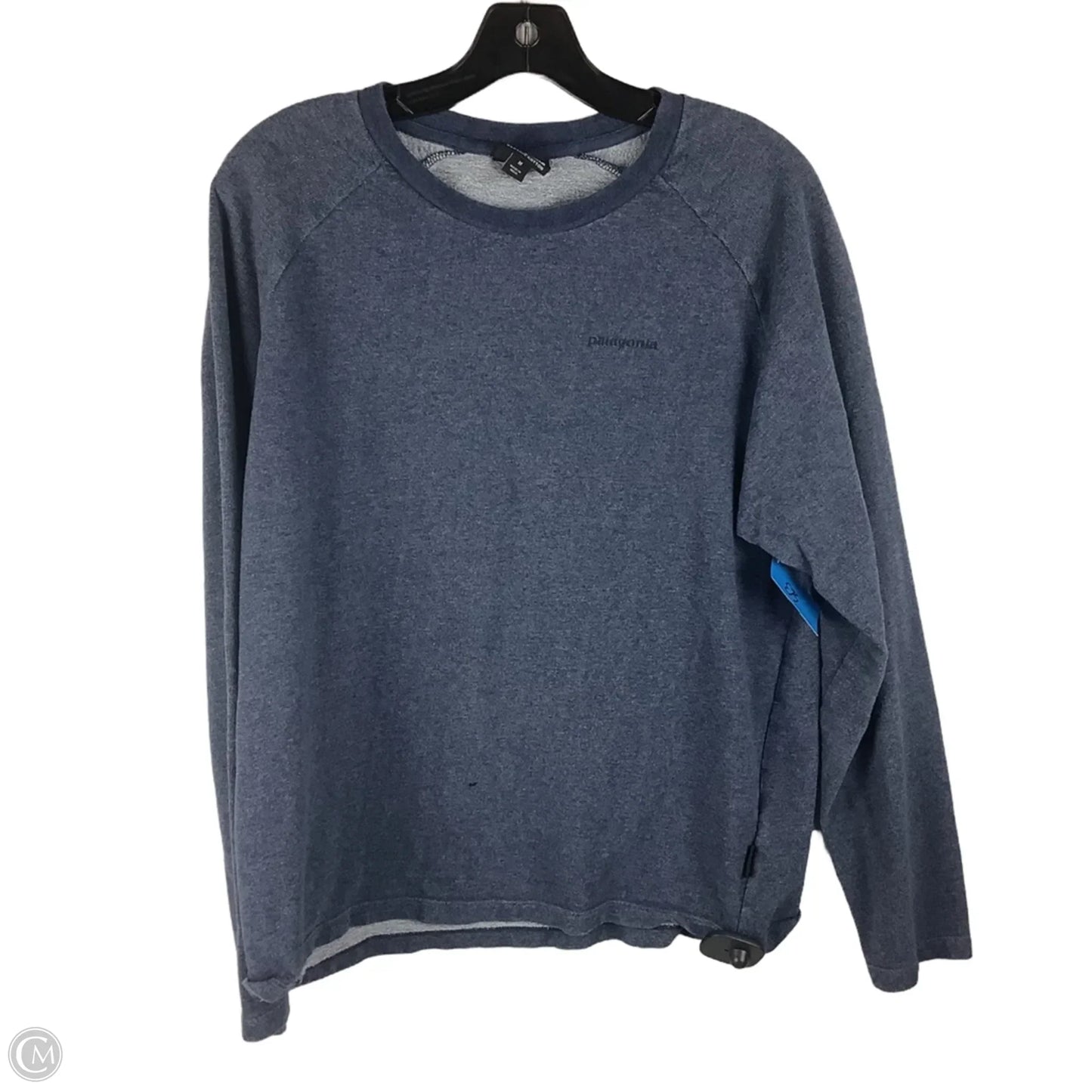 Top Long Sleeve By Patagonia In Navy, Size: M