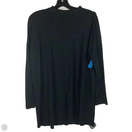 Top Long Sleeve By Eileen Fisher In Black, Size: M