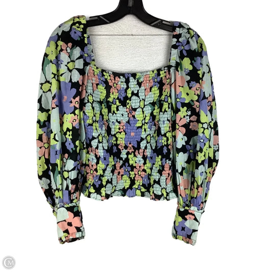 Top Long Sleeve By Free People In Black, Size: S