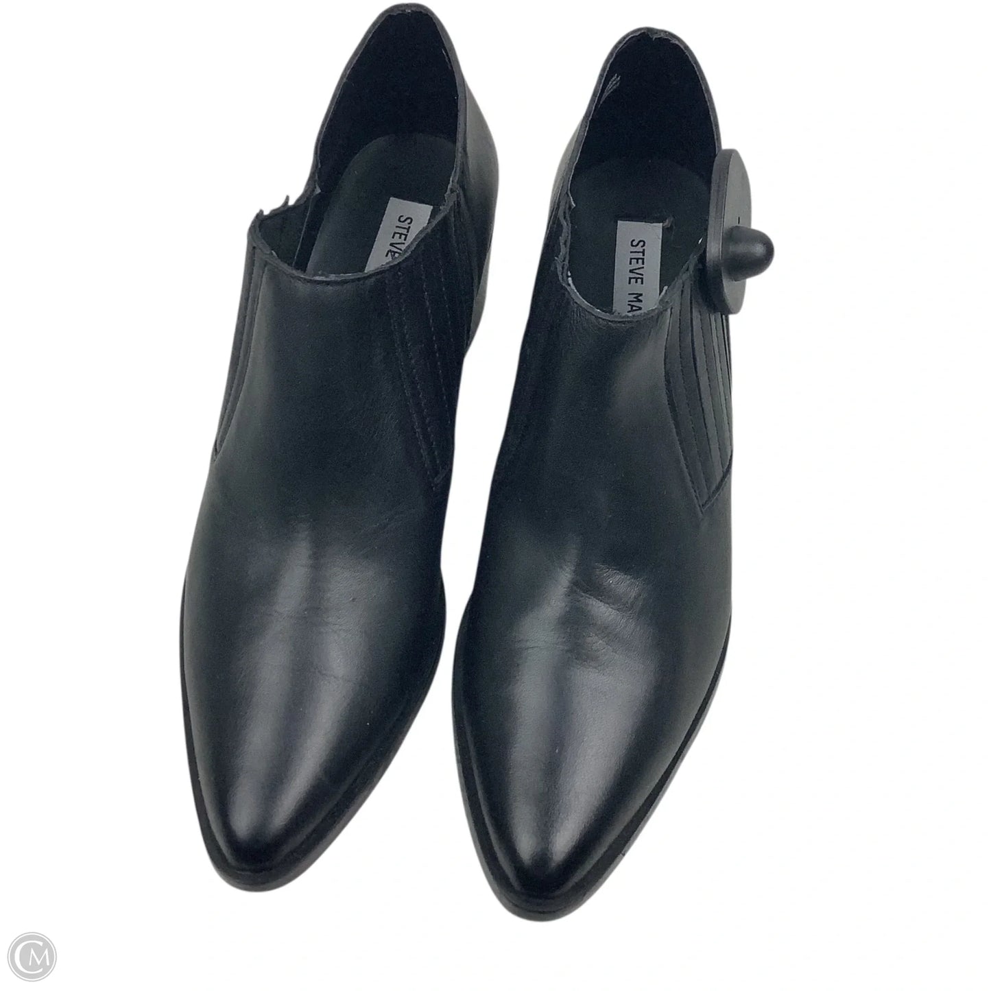 Boots Ankle Heels By Steve Madden In Black, Size: 10