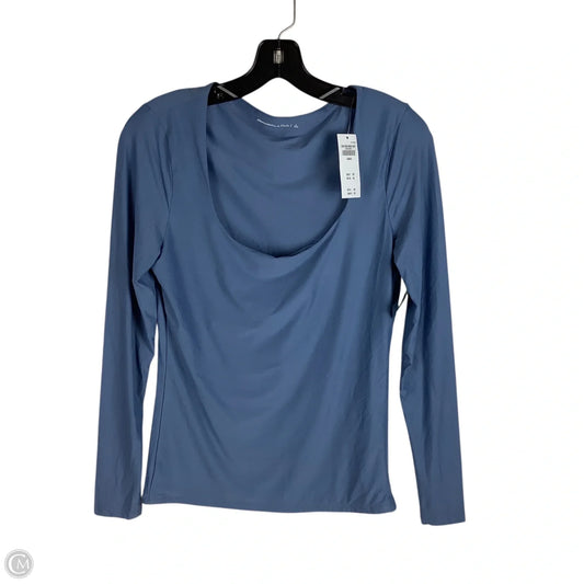 Top Long Sleeve By Abercrombie And Fitch In Blue, Size: L