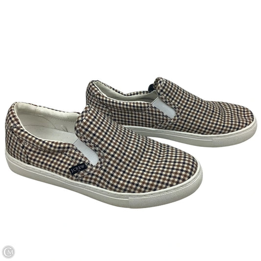 Shoes Flats By J. Crew In Plaid Pattern, Size: 8