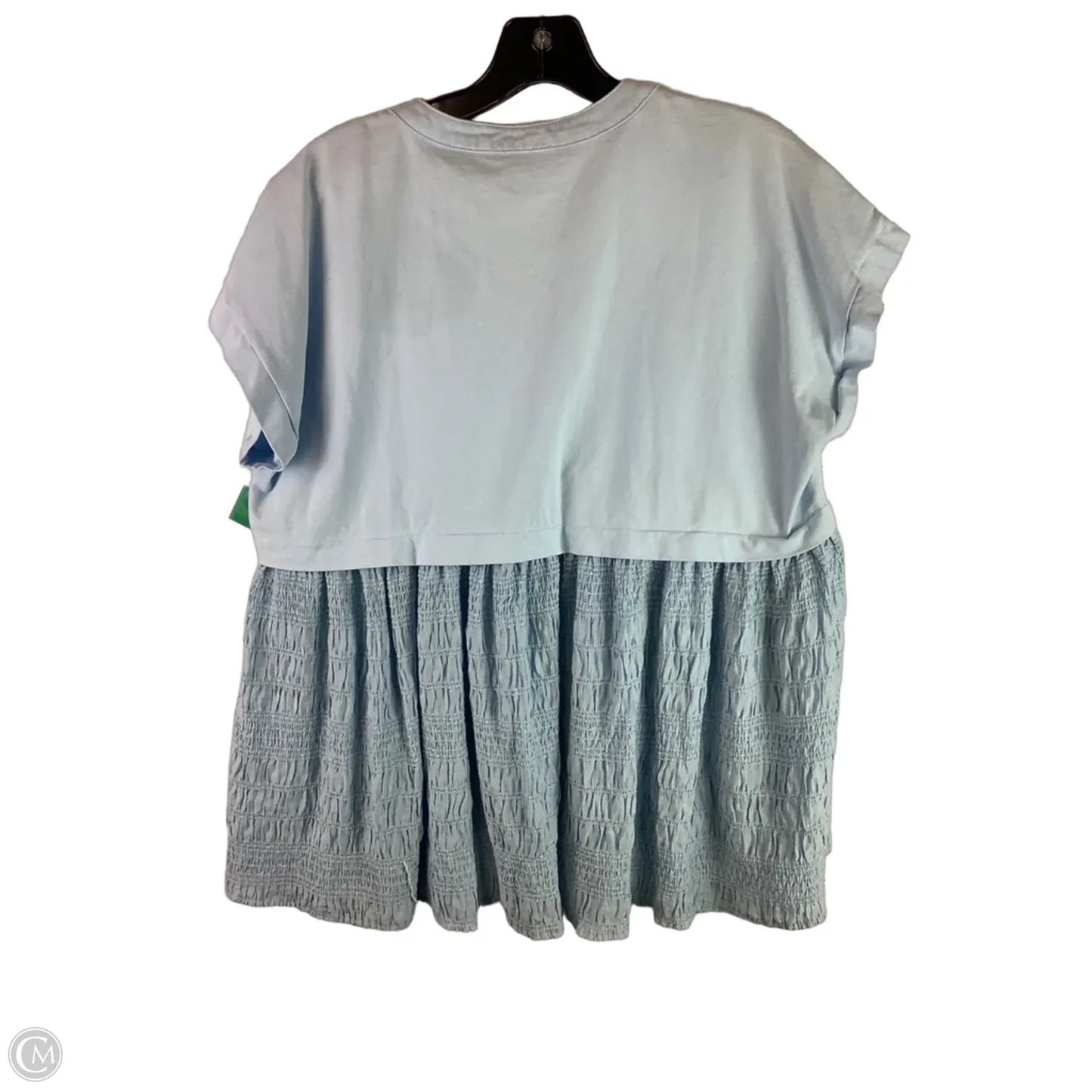 Top Short Sleeve By Clothes Mentor In Blue, Size: M