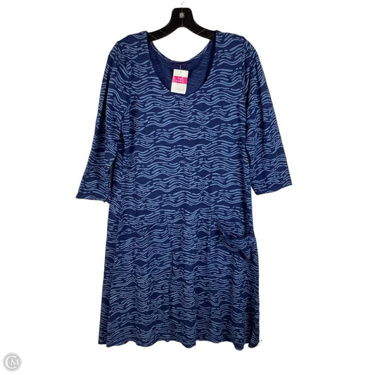 Dress Casual Short By Fresh Produce In Blue, Size: M