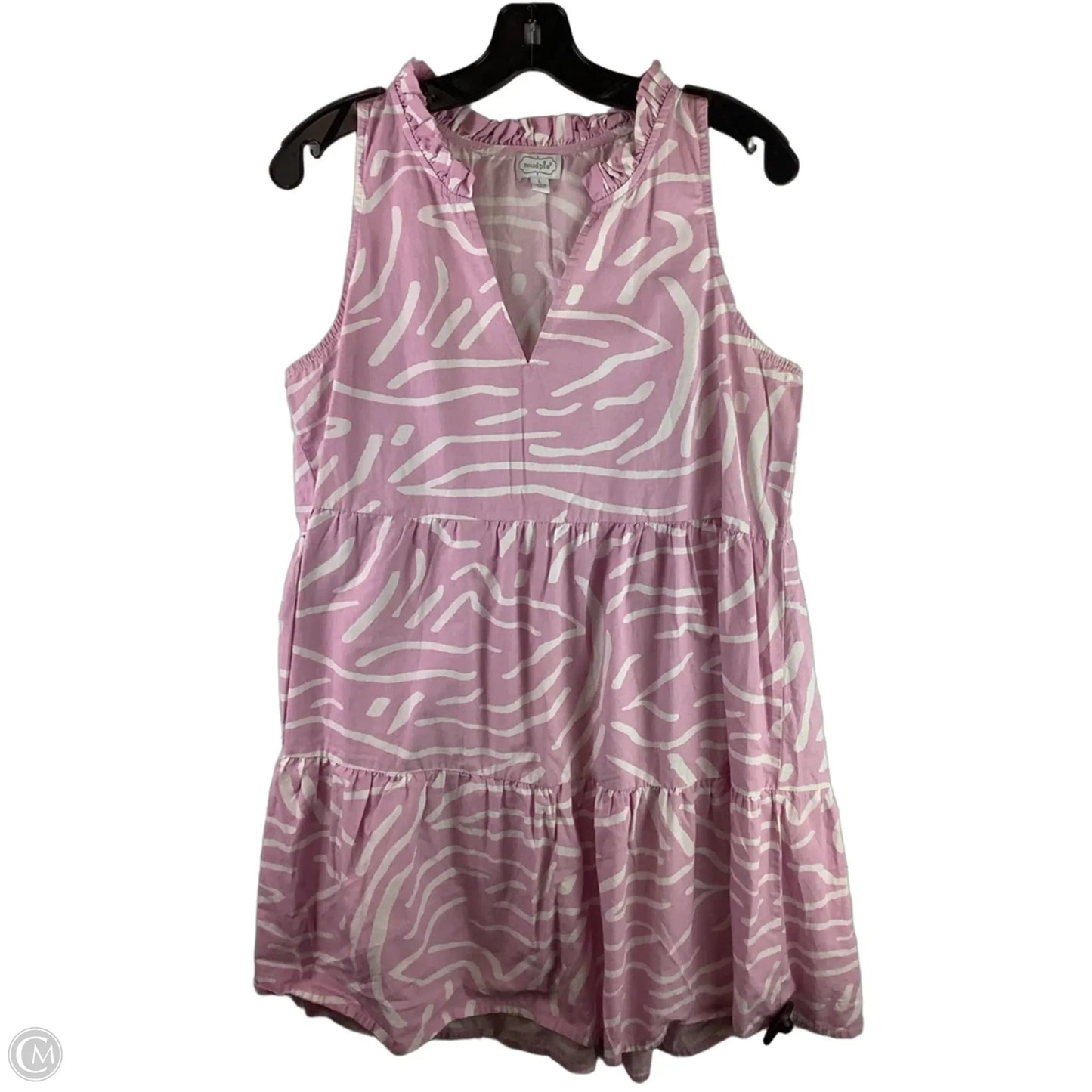 Dress Casual Short By Mudpie In Pink, Size: L