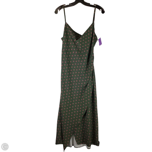 Dress Party Midi By Zara In Green, Size: M