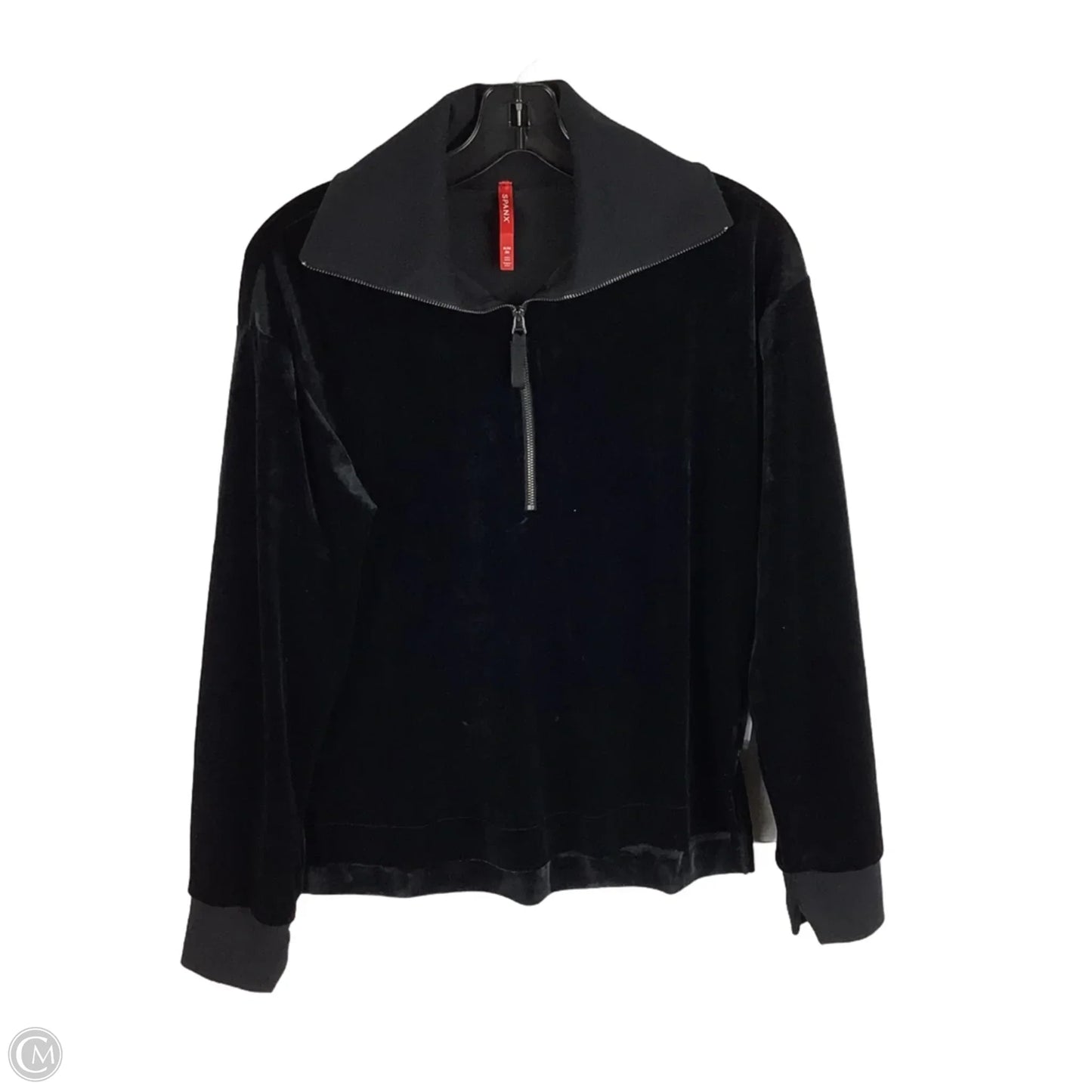 Top Long Sleeve By Spanx In Black, Size: M