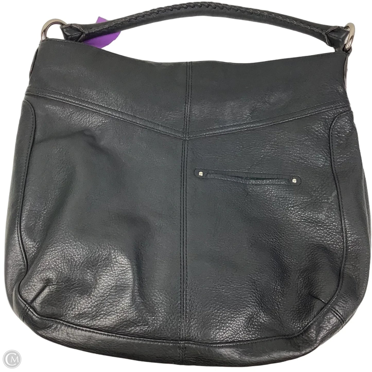 Handbag Leather By B. Makowsky, Size: Medium