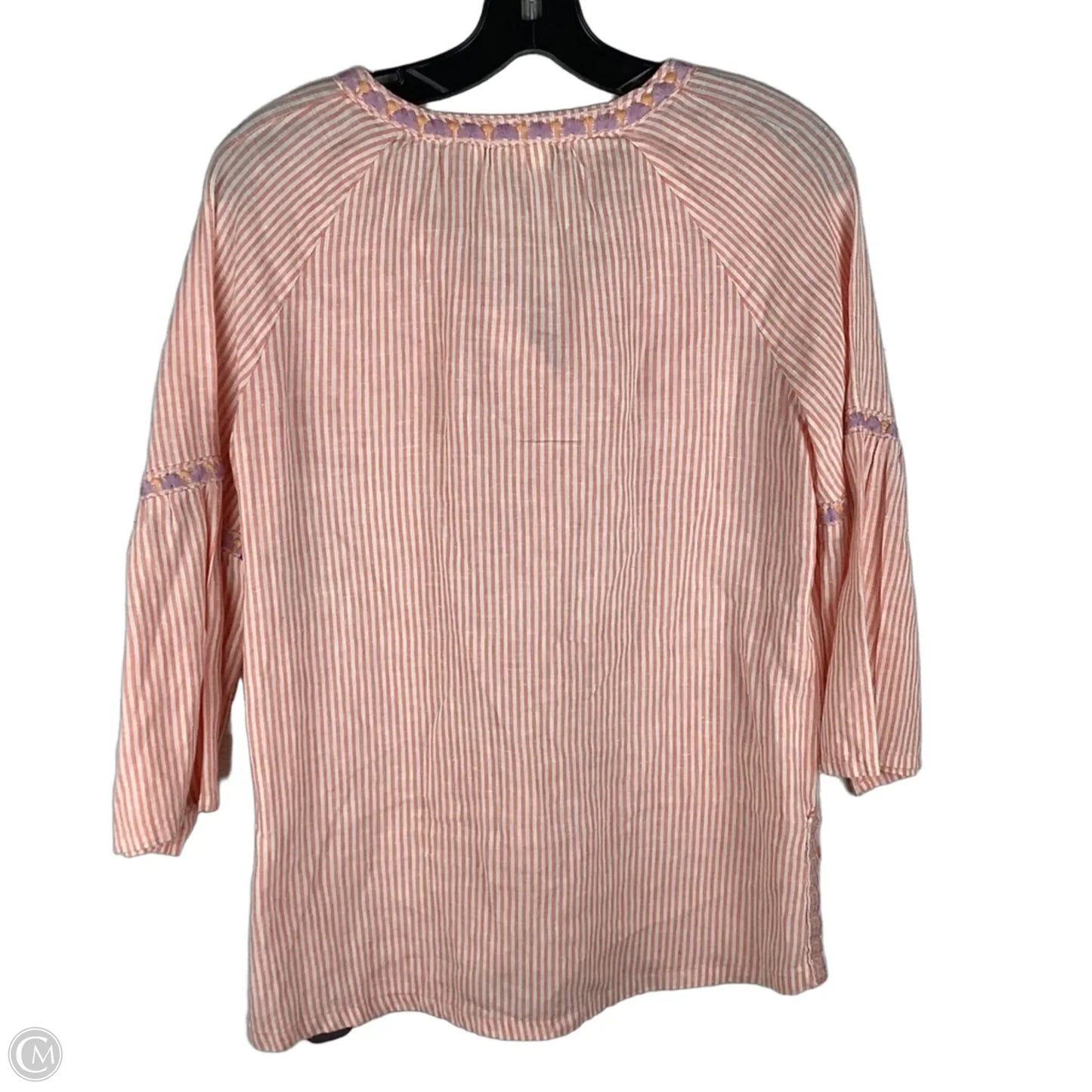 Top Long Sleeve By Spartina In Coral, Size: S