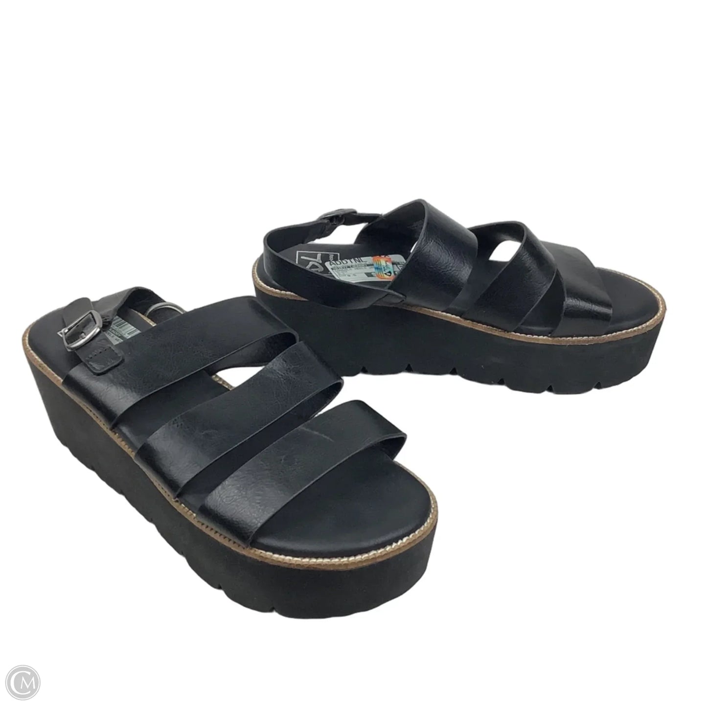 Sandals Heels Wedge By Dirty Laundry In Black, Size: 9.5