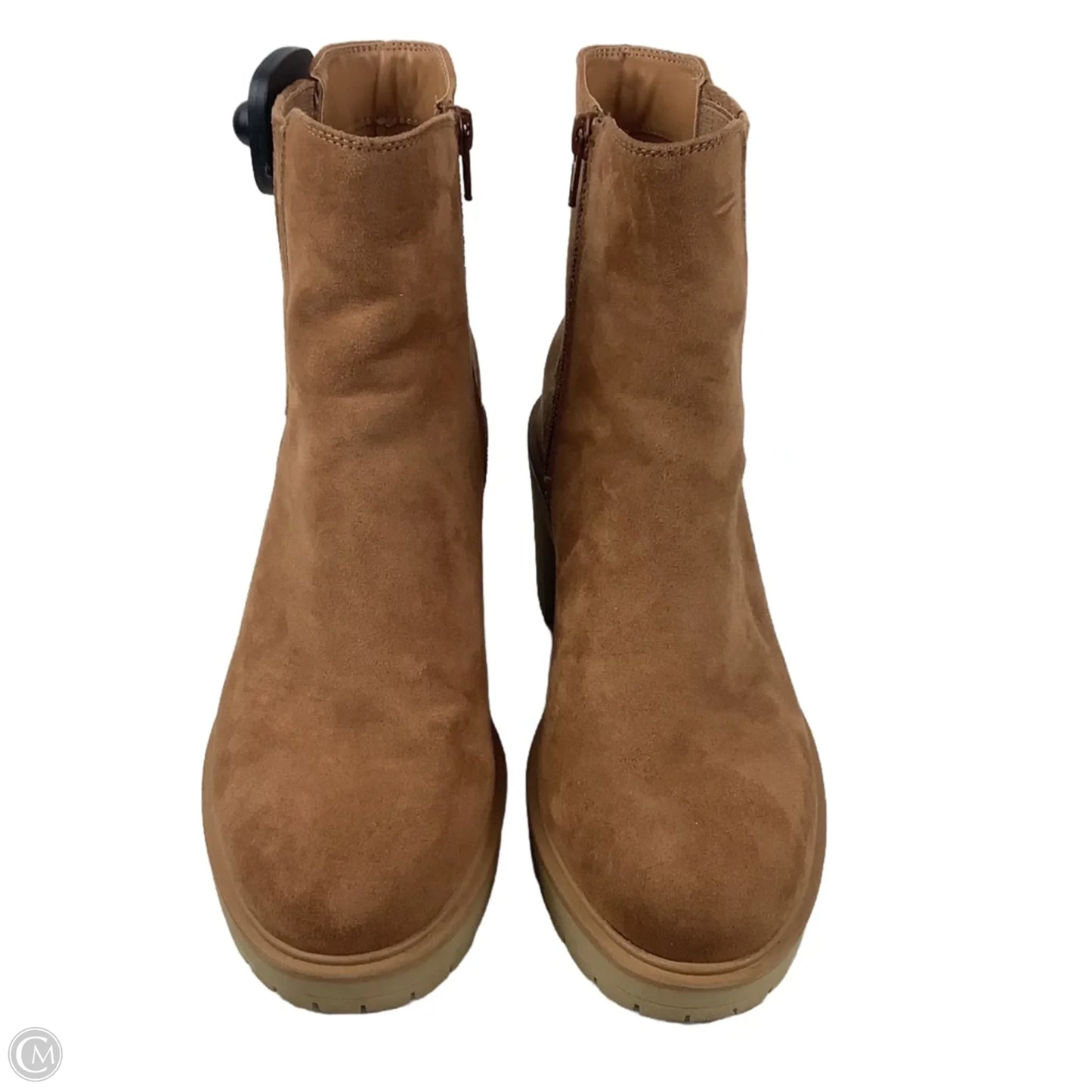 Boots Ankle Heels By Universal Thread In Brown, Size: 7.5