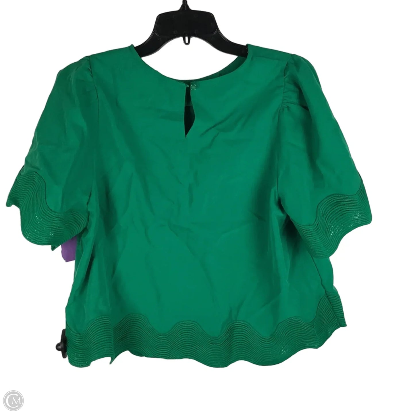 Top Short Sleeve By Clothes Mentor In Green, Size: M