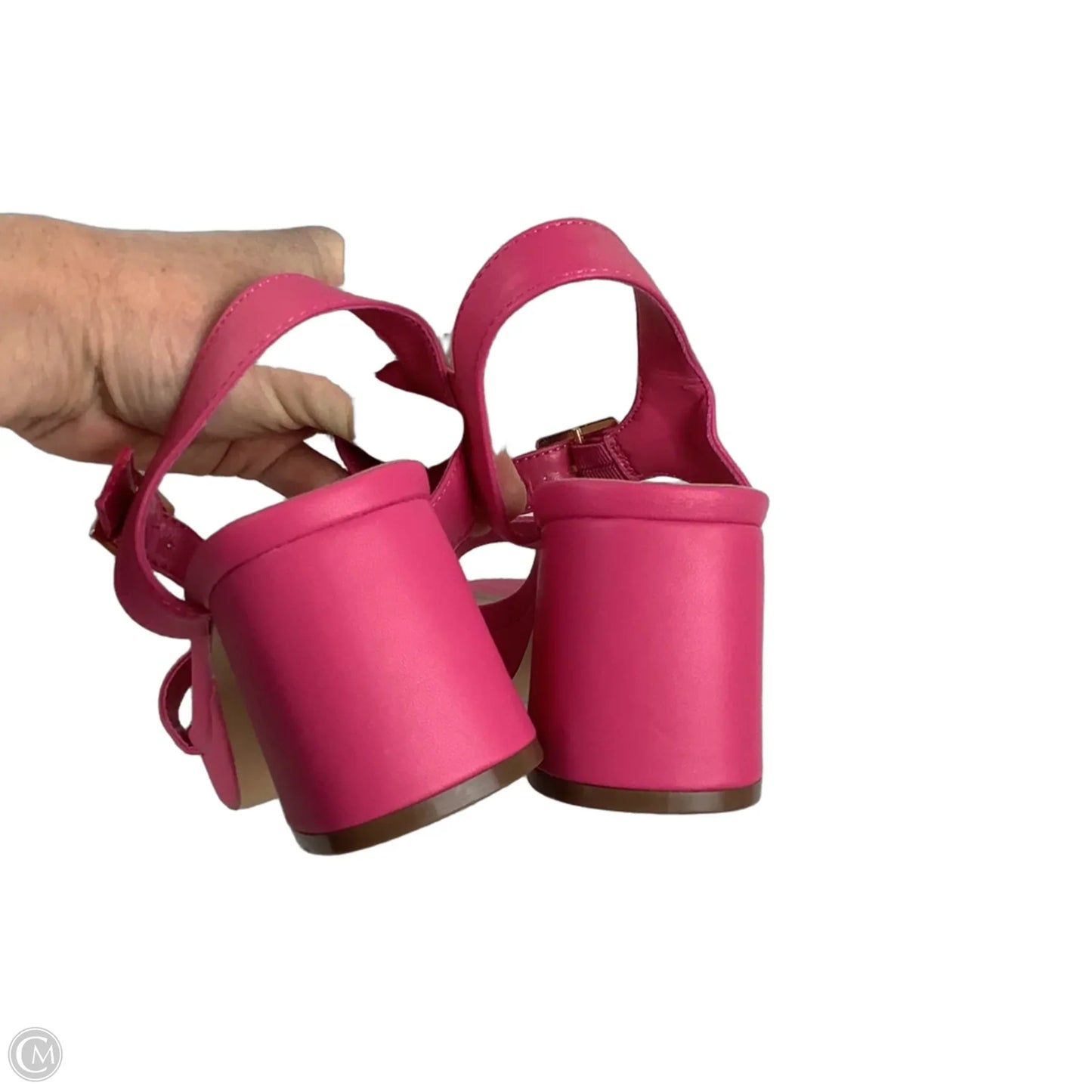 Shoes Heels Block By Dream Pairs In Pink, Size: 7.5