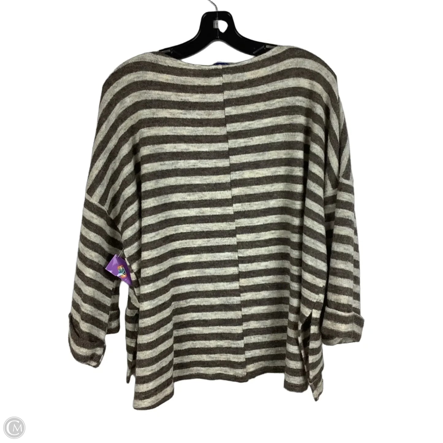 Sweater By She + Sky In Striped Pattern, Size: L