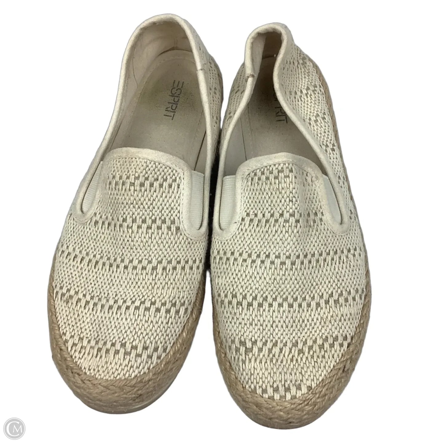 Shoes Flats By Esprit In Cream, Size: 9