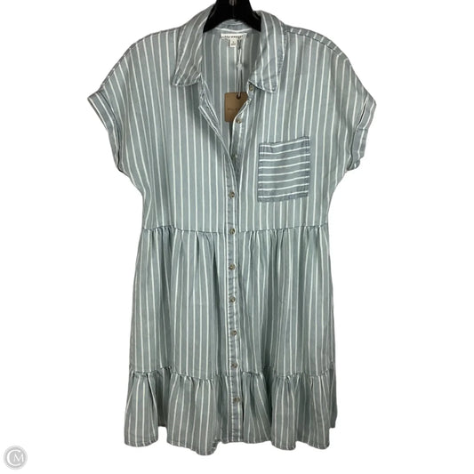 Dress Casual Midi By Blu Pepper In Blue, Size: L