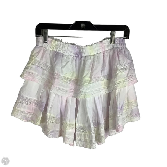 Skirt Mini & Short By Cmc In Tie Dye Print, Size: M