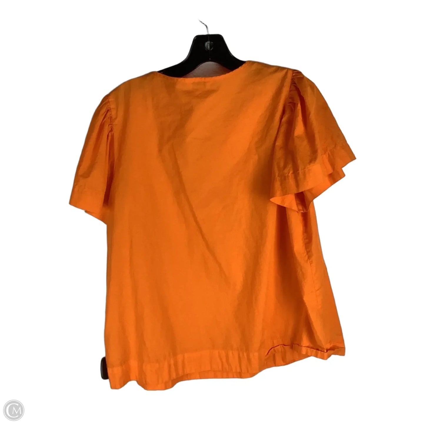 Top Short Sleeve By Crown And Ivy In Orange, Size: M