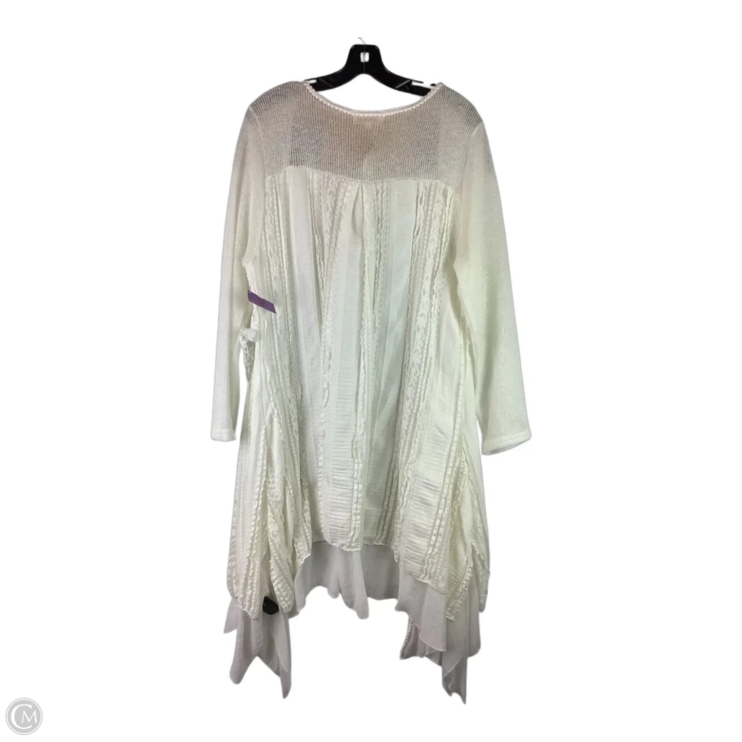Kimono By Simply Couture In White, Size: Xl