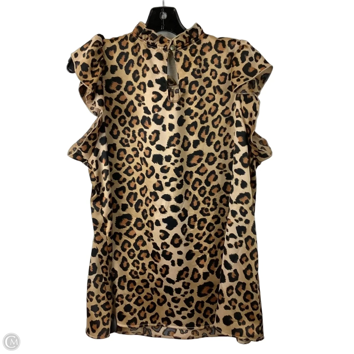 Top Sleeveless By Entro In Animal Print, Size: L