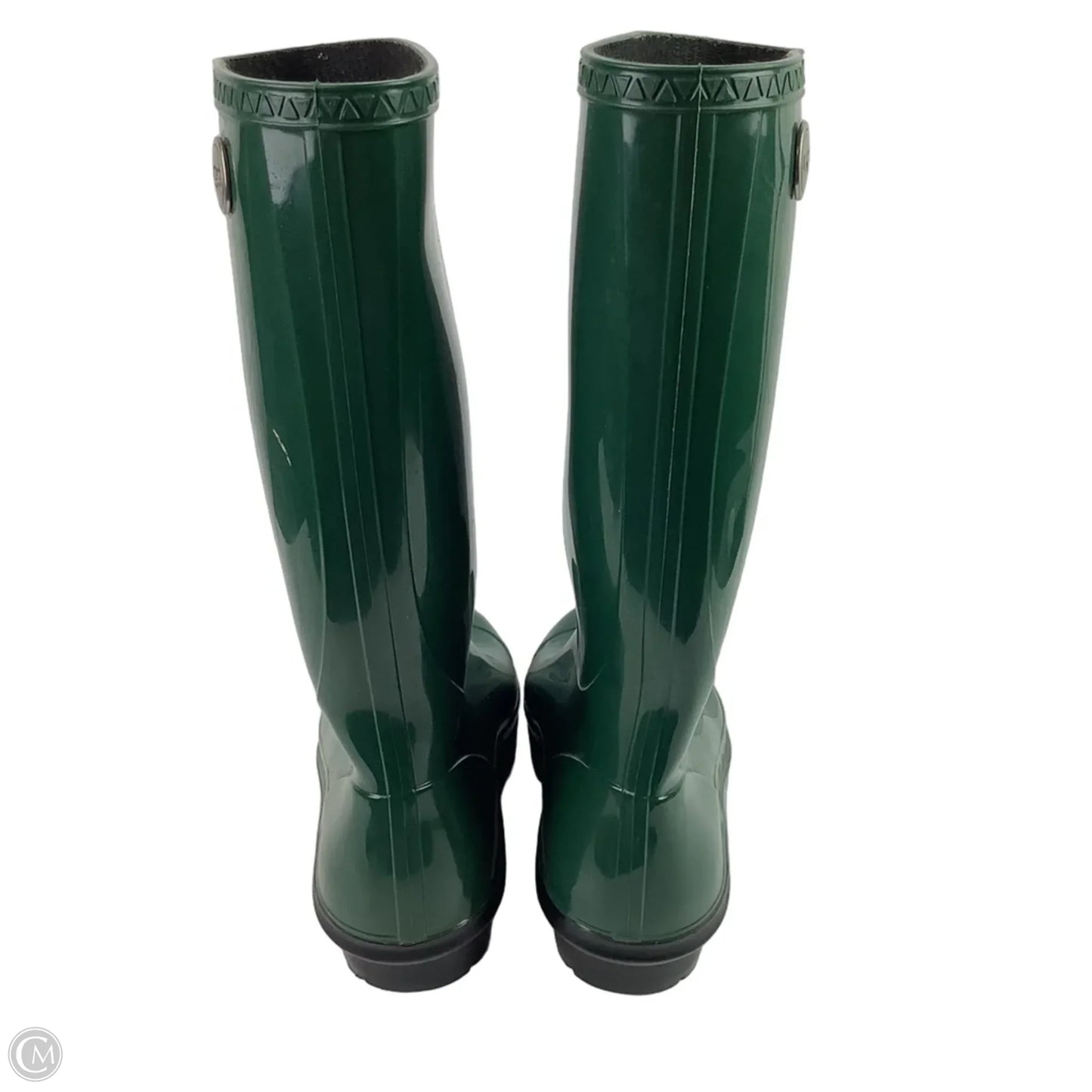 Boots Designer By Ugg In Green, Size: 9