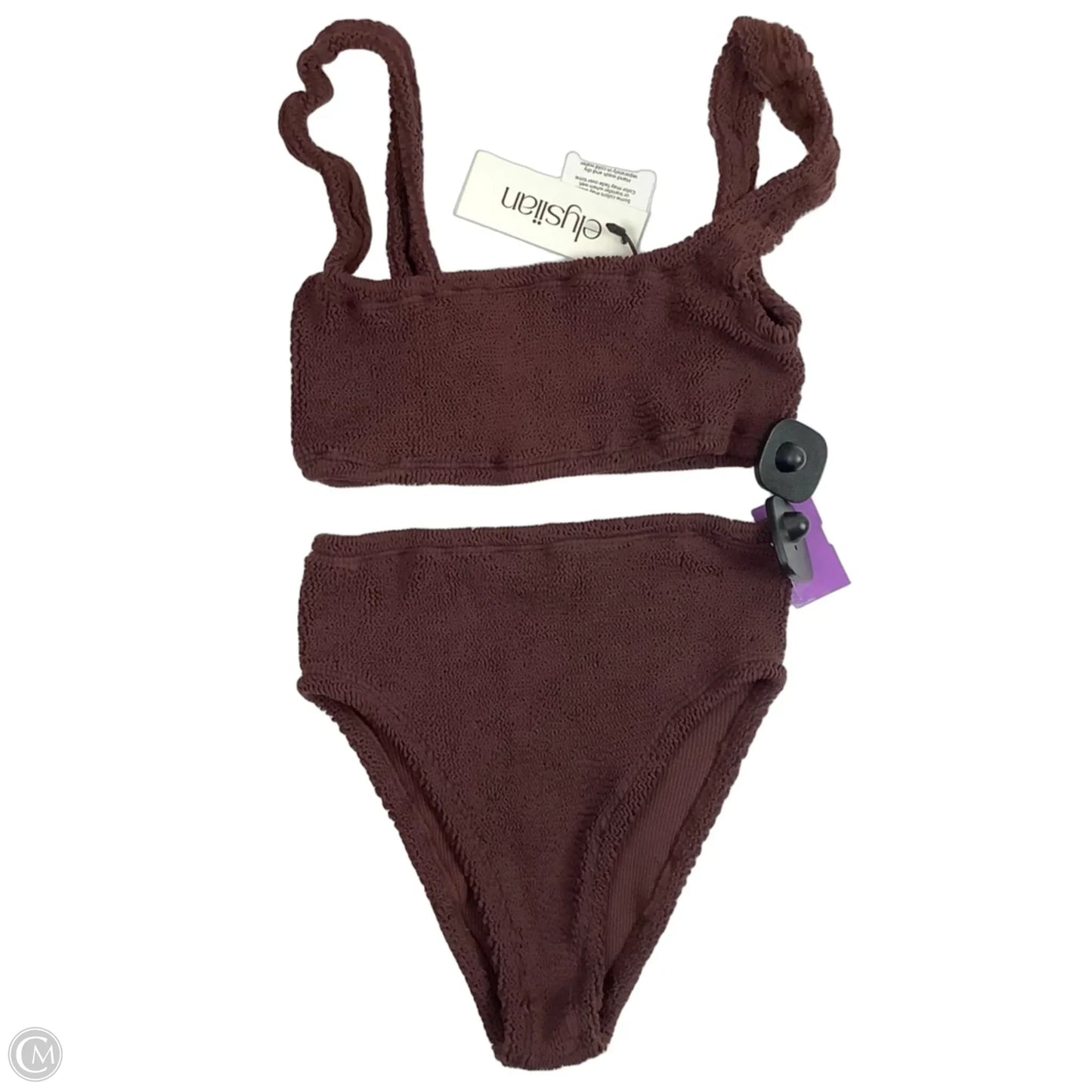 Swimsuit 2pc By Cmc In Maroon, Size: Osfm