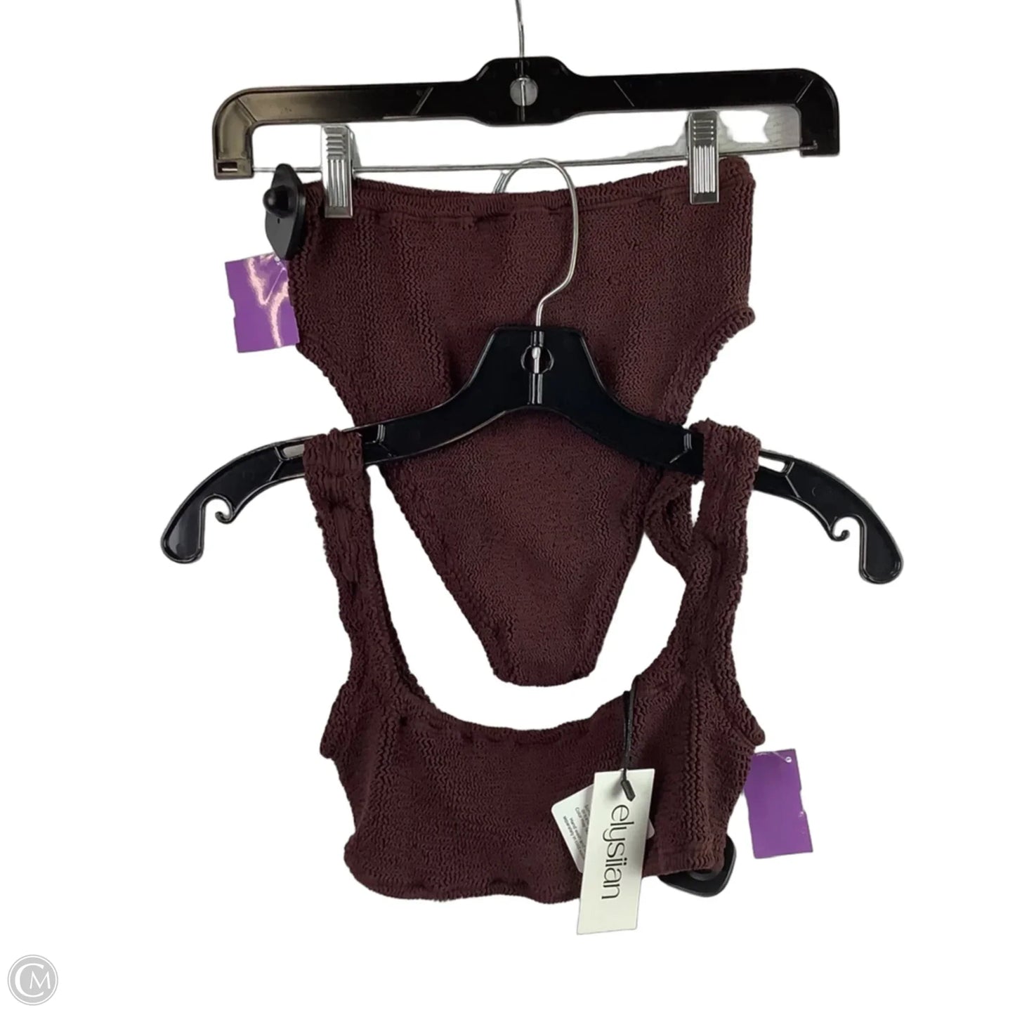 Swimsuit 2pc By Cmc In Maroon, Size: Osfm