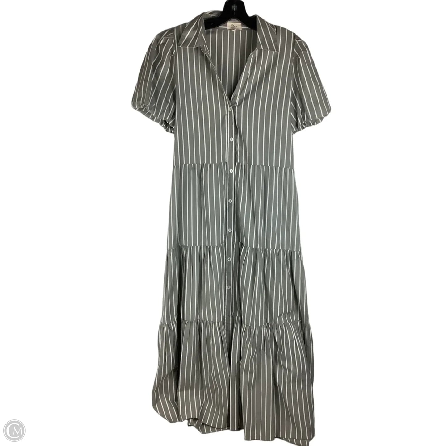 Dress Casual Maxi By Elan In Grey, Size: M