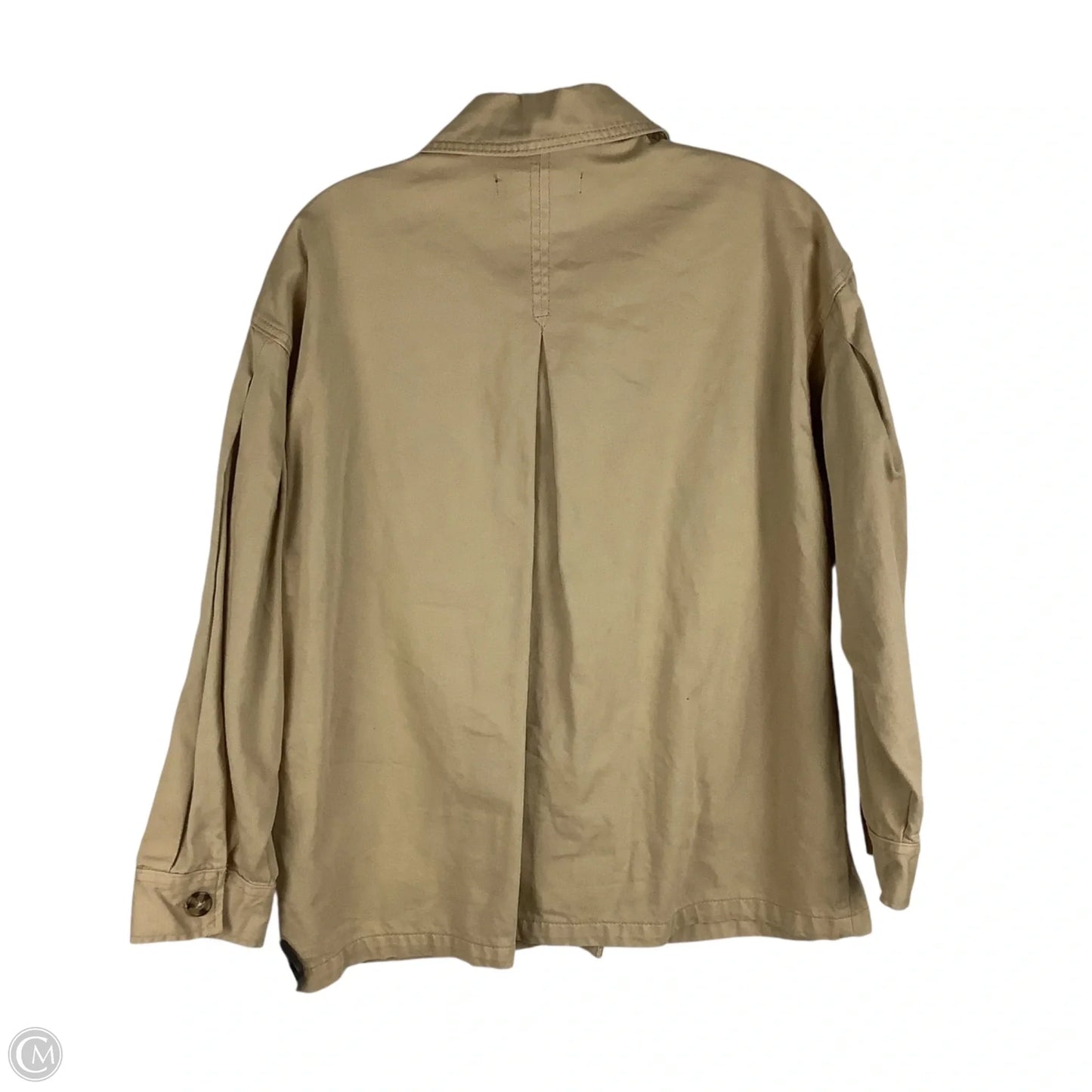 Jacket Denim By Forever 21 In Tan, Size: M