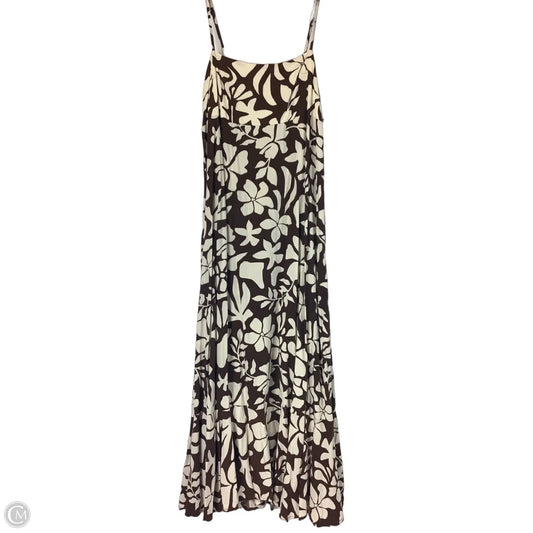 Dress Casual Maxi By Clothes Mentor In Brown, Size: L