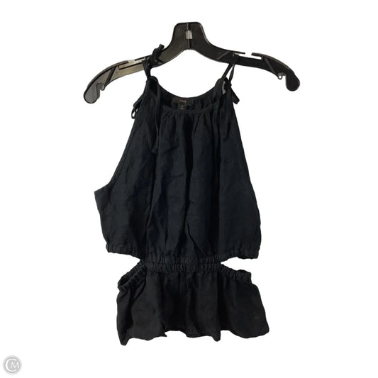 Top Sleeveless By J. Crew In Black, Size: M