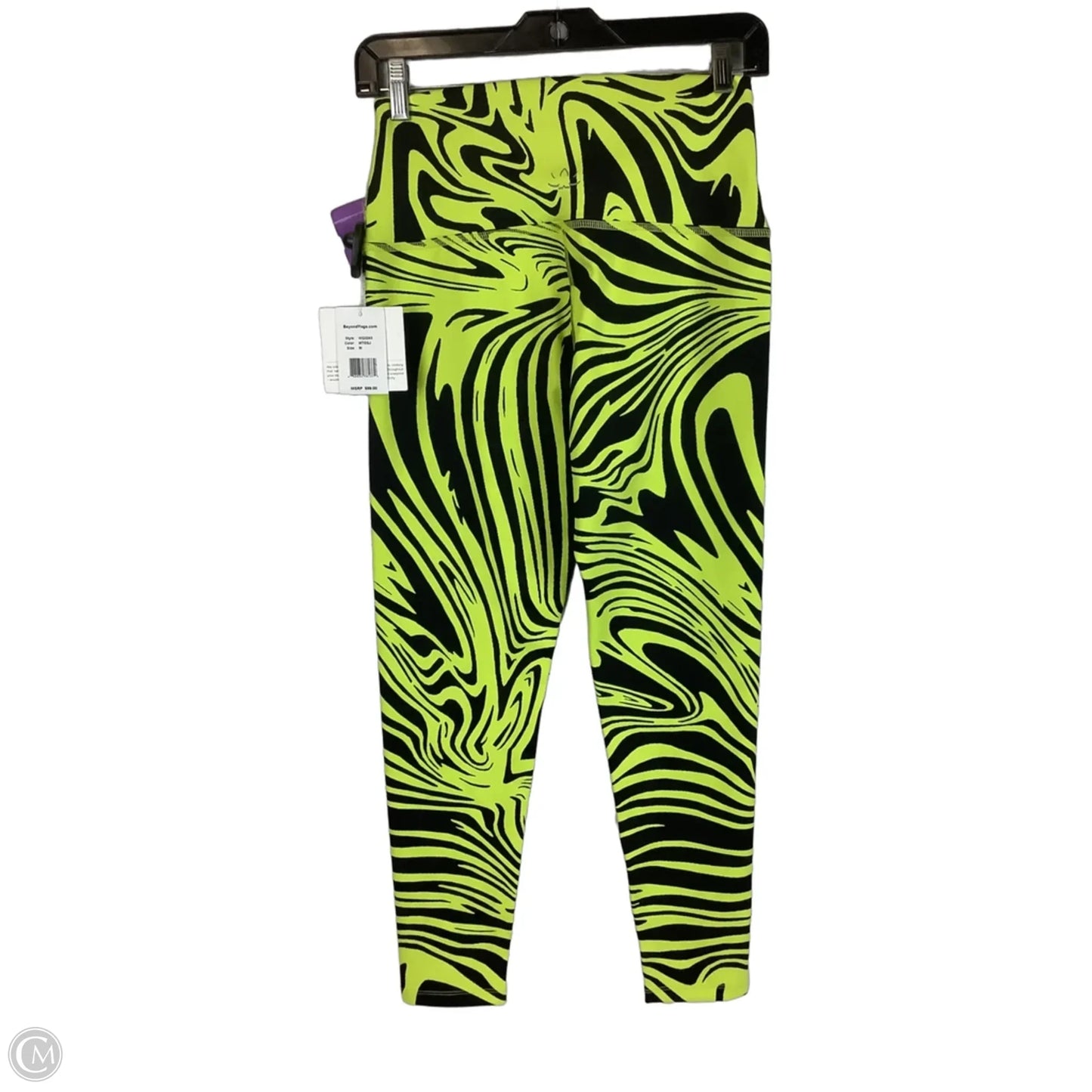 Athletic Leggings By Beyond Yoga In Yellow, Size: M