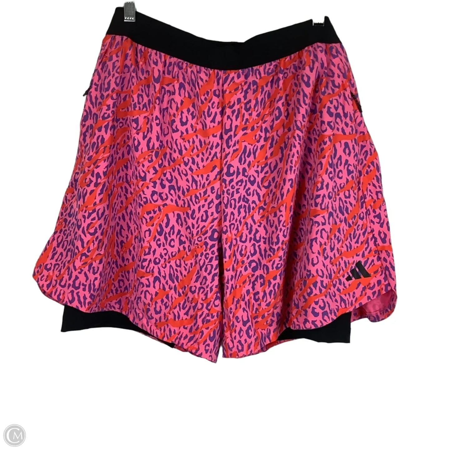 Athletic Shorts By Adidas In Pink, Size: XXL