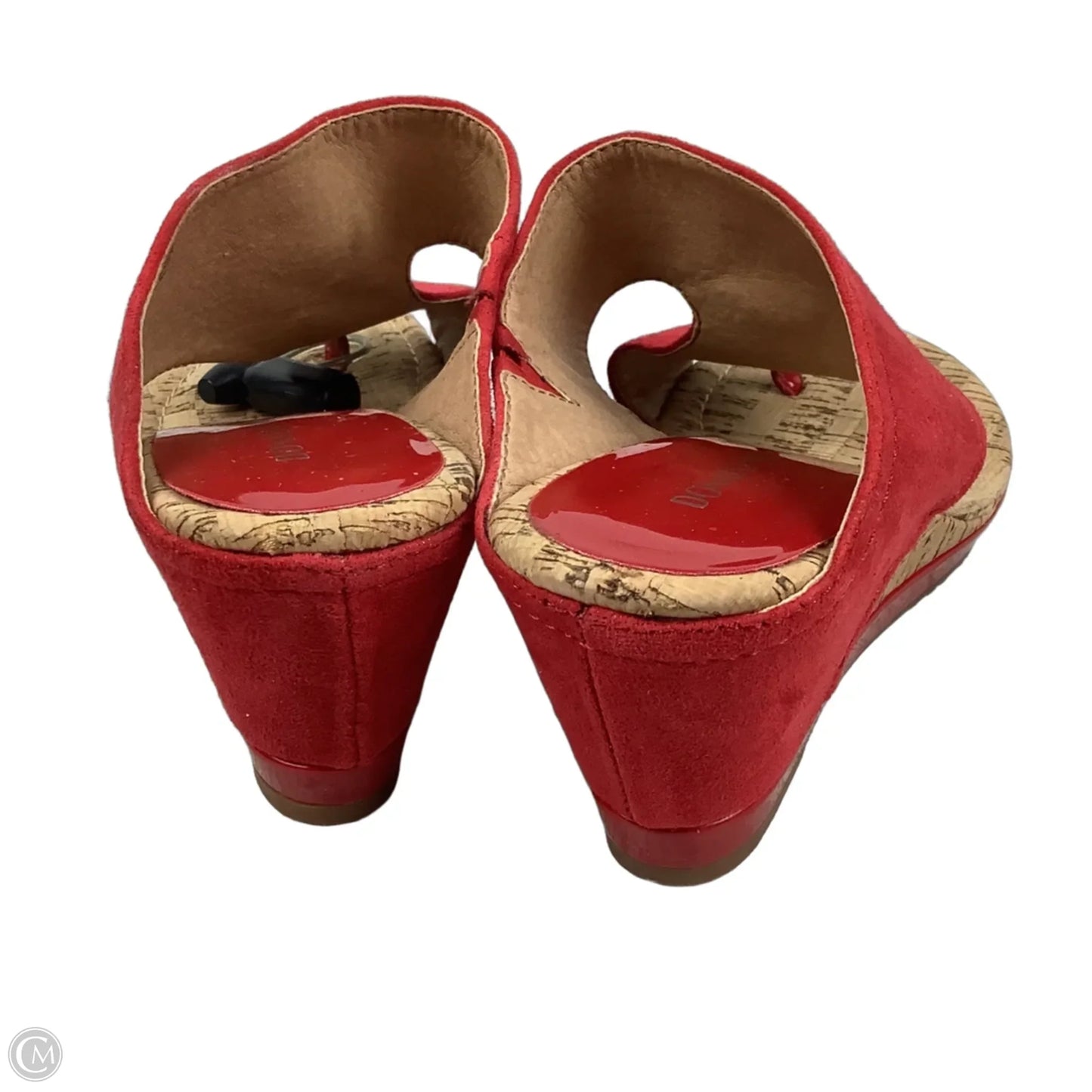Shoes Heels Wedge By Donald Pliner In Red, Size: 9