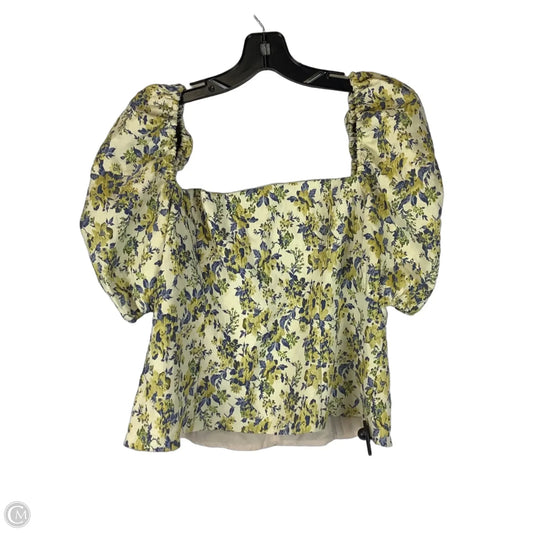 Top Short Sleeve By Lovers & Friends In Yellow, Size: Xl