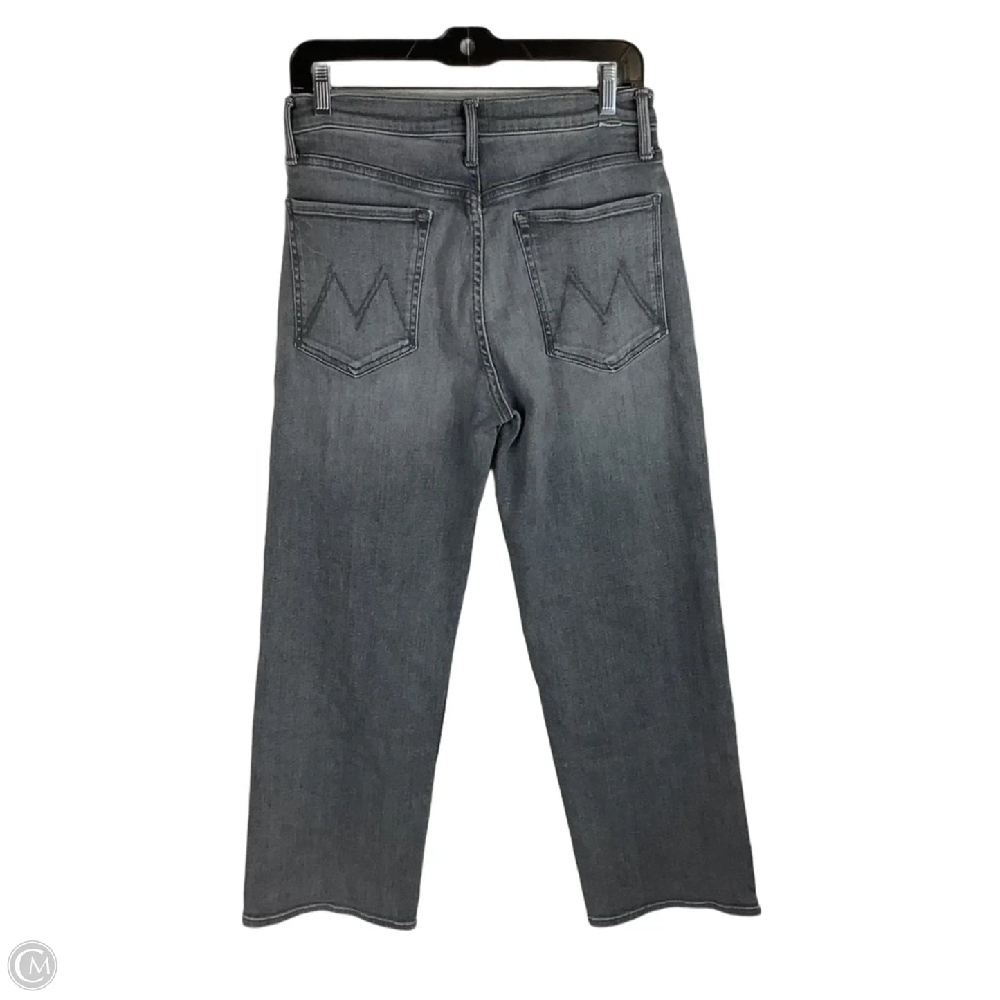Jeans Wide Leg By Mother In Grey Denim, Size: 10 (30)