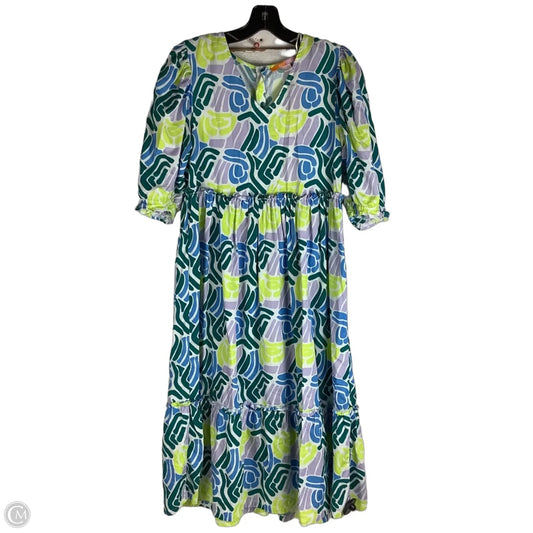 Dress Casual Maxi By Cmc In Multi-colored, Size: Xs