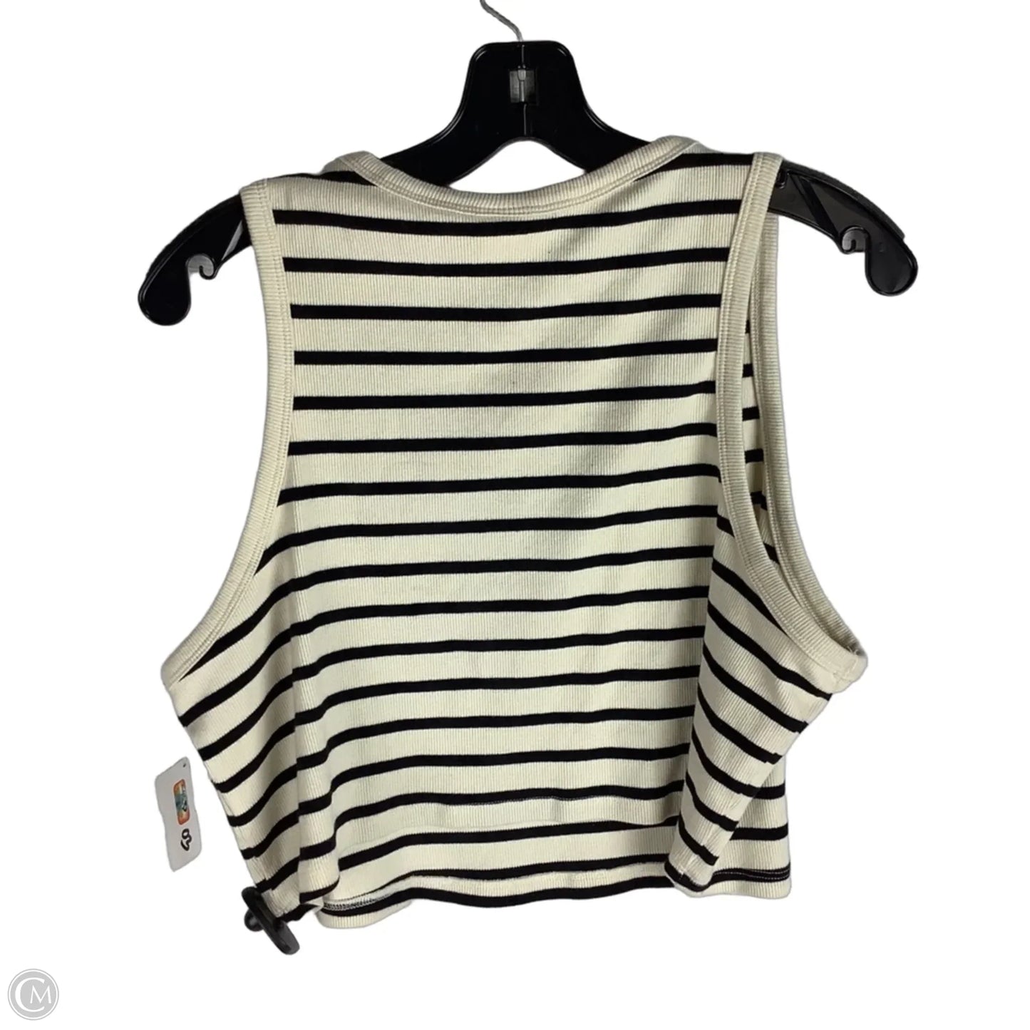 Top Sleeveless Basic By H&m In Striped Pattern, Size: Xxl