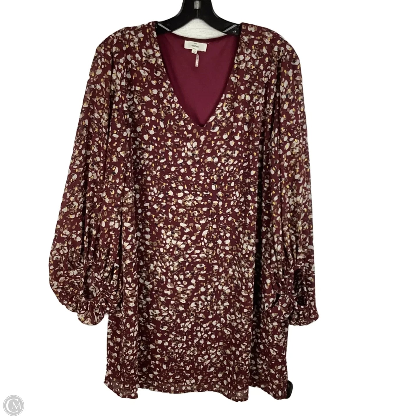 Dress Casual Maxi By Entro In Maroon, Size: M