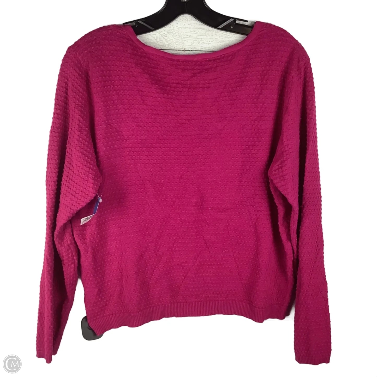 Sweater Cardigan By Draper James In Pink, Size: L